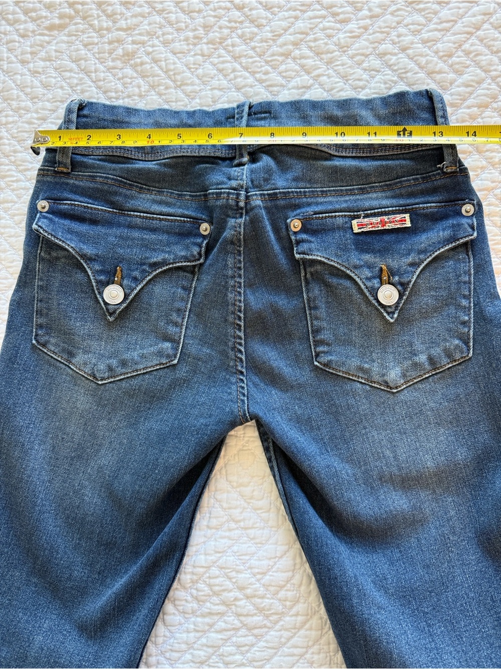Hudson COLLIN Low Rise Skinny Jeans SIZE 26 Medium Wash Denim - Picture 10 of 15